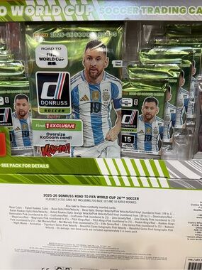 New 2026 Panini Donruss Soccer Road to the FIFA World Cup Collection